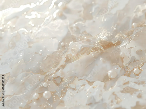 Closeup macro of natural sea salt crystal flower texture on a white background