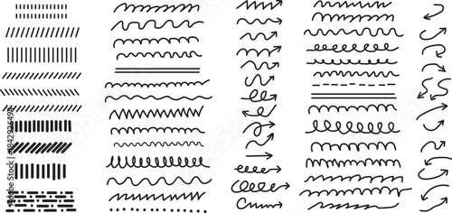 Hand drawn doodle design on white background