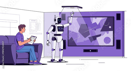Assessing robotic performance during home automation task human oversight for assurance