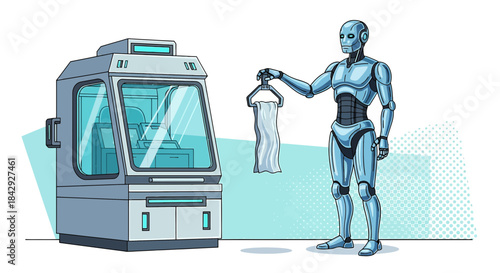 Automated Laundry System Featuring an Advanced Android and Modernistic Appliance