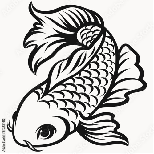 Tribal Tattoo Design Vector Illustration for Body Art, Ink Patterns, Minimal and Traditional Tribal Style, Monochrome and Detailed Artwork