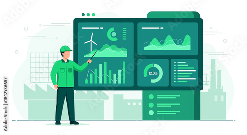 Analyzing green energy analytics and sustainability for eco-friendly industry practices
