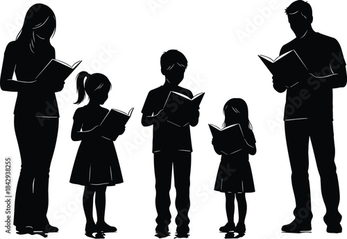 Set of Eight Energetic Rock Musician Guitarist Silhouettes Playing Electric Guitar, Dynamic Poses for Concert Performance, Music Band Vector Design Element