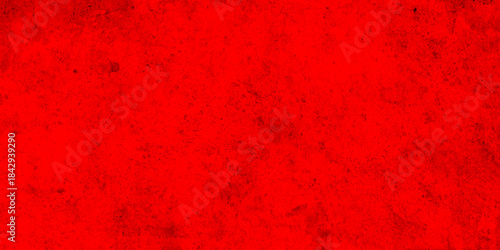 red grunge background. concrete seamless background, red plaster wall, banner size