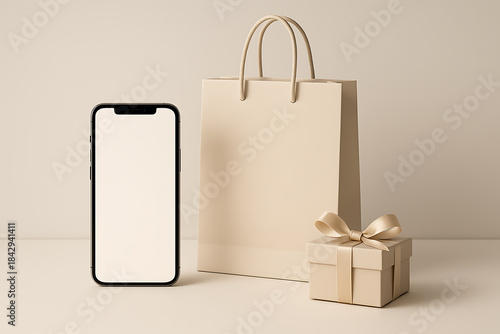 Ecommerce Phone Shopping Mockup