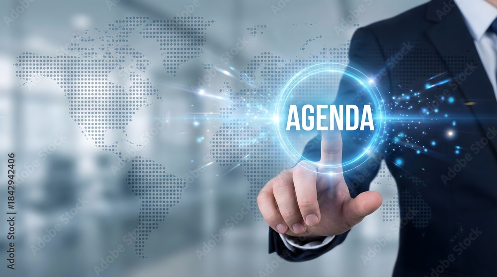 Obraz premium symbolizing global connection, planning, and setting the course for international business, meetings, or a worldwide strategy.