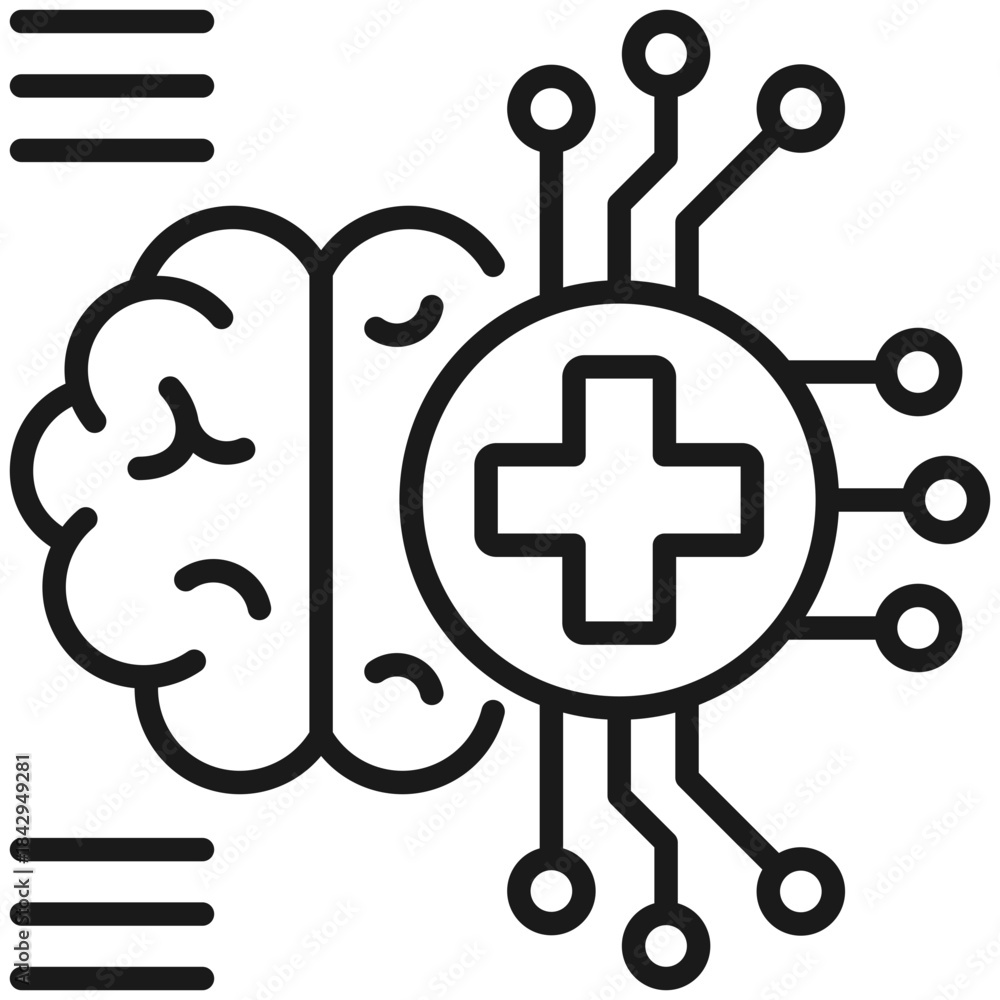 Fototapeta premium Neuroscience Icon