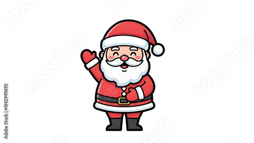 santa claus with a bag