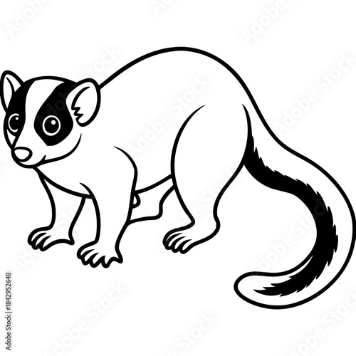 Cuscus Animal Vector Silhouette