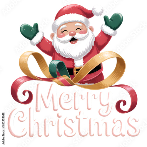 santa claus with gifts