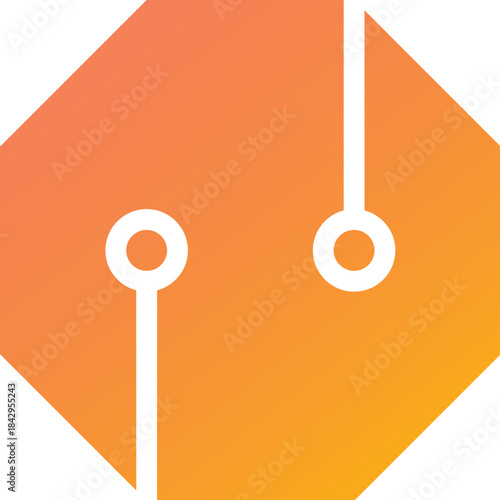 hexagon letter n modern.eps