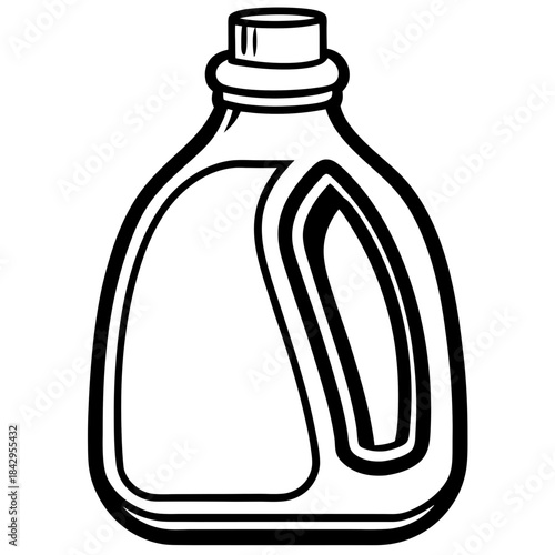Detergent Bottle Icon Vector