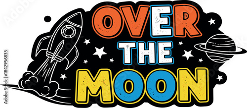 Embark on a cosmic journey with 'Over the Moon' - a stellar adventure to the stars and beyond, celebrating dreams and exploration