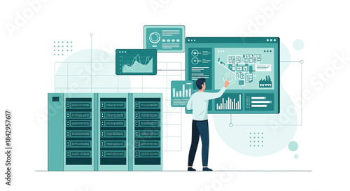 Innovative datacenter management with advanced analytics and human interaction interface
