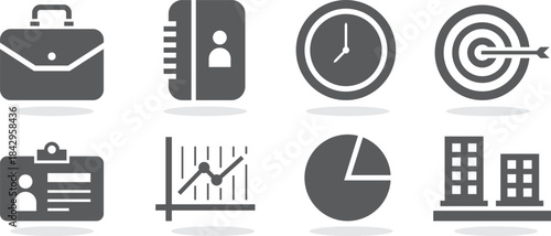 Set of 100 Creative Business Line Icons