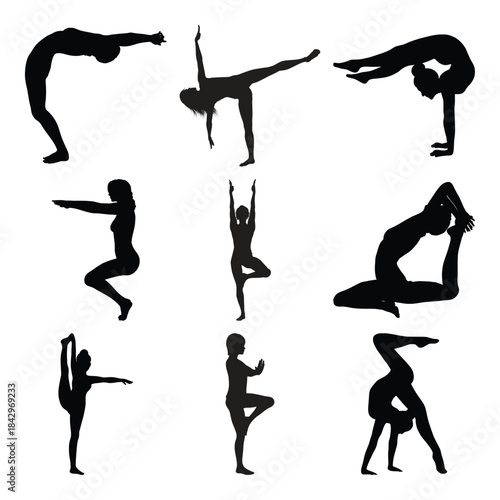 Flat yoga poses collection for international yoga day