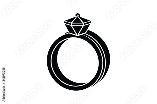 proposal ring silhouette icon