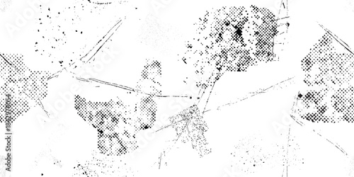 Distressed, scratched, dotted grunge endless pattern . seamless pattern texture. Grange shapes .Grunge film scratchy texture . Vector grainy retro noise texture .Screen print endless pattern texture.