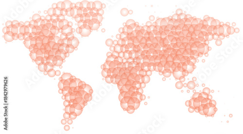 World Map – Global Countries Outline Vector