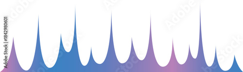 Waveform in neon colors. Laser equalizer music mixer