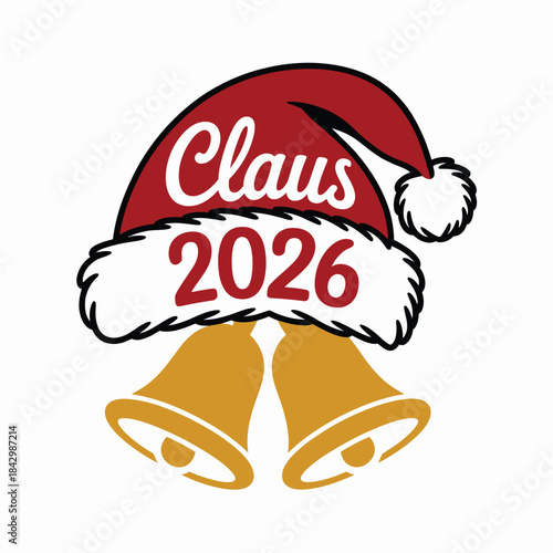 A festive santa hat with 