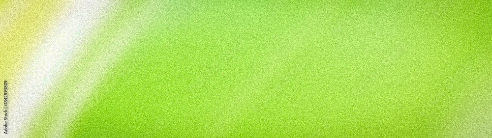 Fototapeta premium Bright, energetic abstract 4K background in luminous lime green and yellow, with a vibrant curved light and high-quality grainy texture
