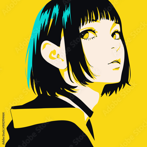 女性のポートレート