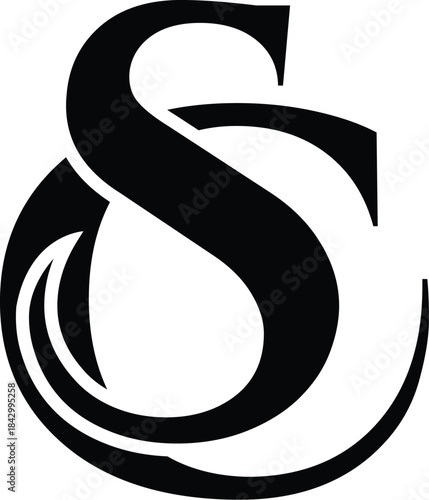 Letter SC fashion logo