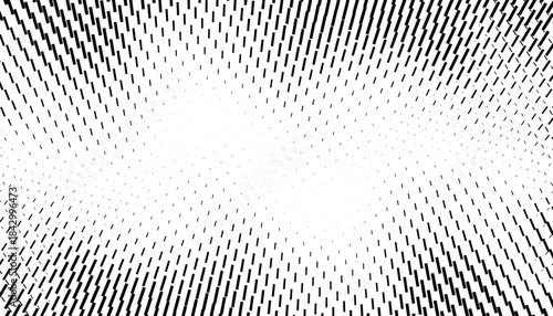 Black and white smooth transition of geometric pattern with halftone effect for sporty background and jersey design. Fully editable vector element. Vector Format Illustration 