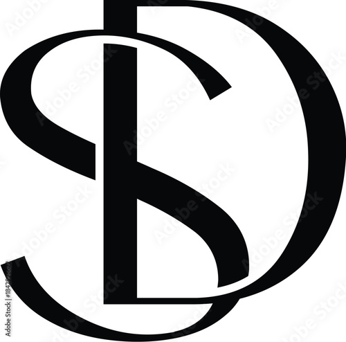 Letter SD clothing logo