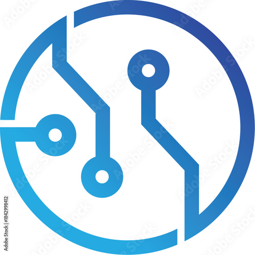 Vector Technology logo design