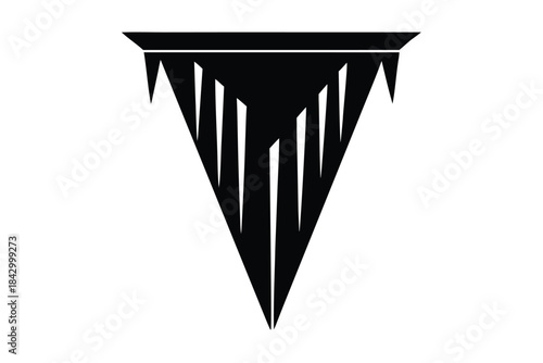 Christmas Icon Silhouette Illustration Bundle – Festive Holiday, Winter, Santa, Tree, Ornament & Avatar Collection