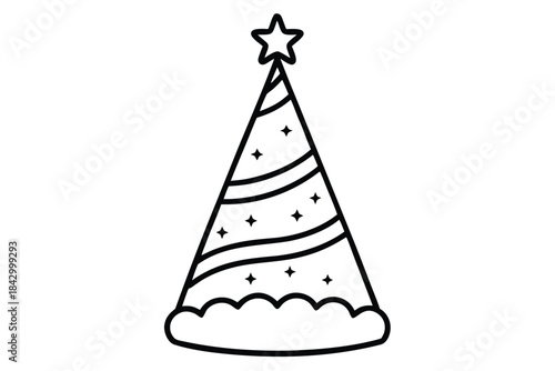 Christmas Icon Silhouette Illustration Bundle – Festive Holiday, Winter, Santa, Tree, Ornament & Avatar Collection