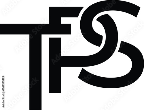 Letter TPS monogram logo