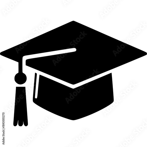 Graduation Cap Icon Vector
