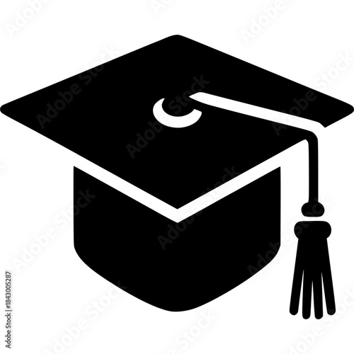 Graduation Cap Icon Vector