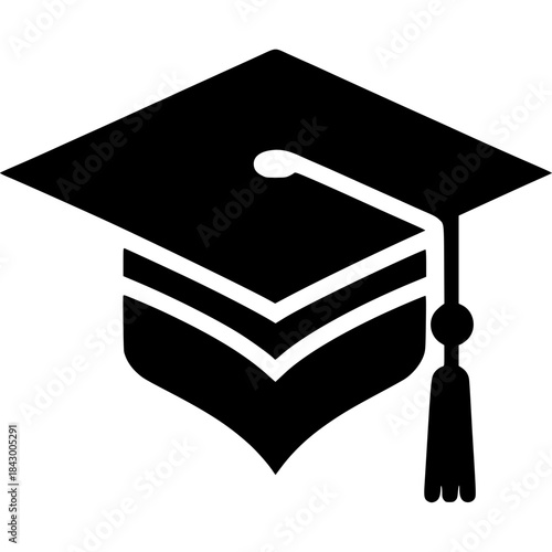 Graduation Cap Icon Vector