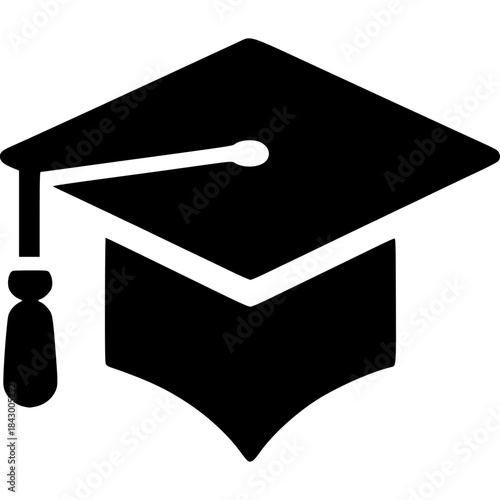 Graduation Cap Icon Vector