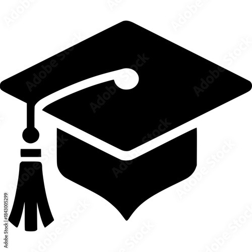 Graduation Cap Icon Vector