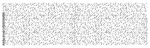 Hand drawn vector banner showing fine diagonal hatch pattern