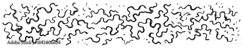 Abstract squiggle ink doodle texture background