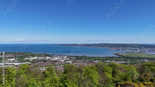 Wallpaper Mural Belfast, Northern Ireland from the sky Torontodigital.ca