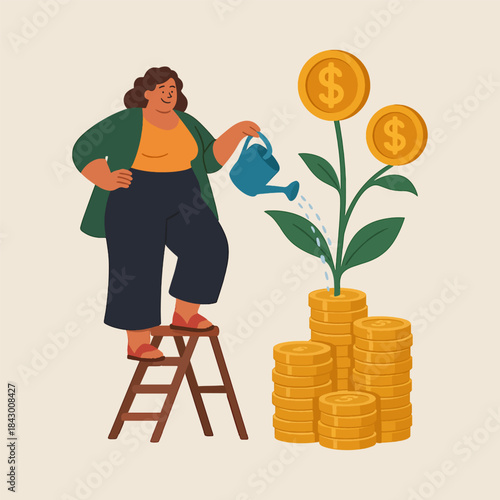 Diligent Cultivation Of Future Financial Success Through Investment.