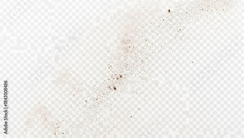 Smudge marks on transparent background with smear and stains