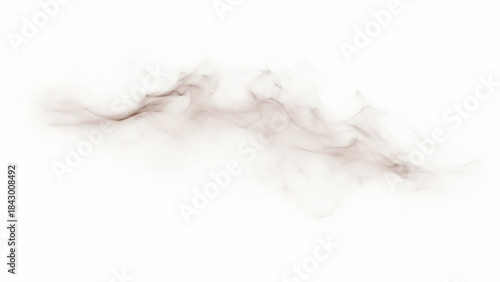 Brown smoke trail floating in air effect
