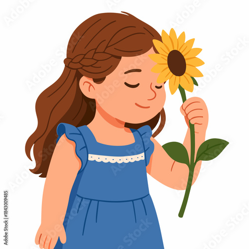 Pure Moment Of Love Where Nature's Sweetness Meets A Heartfelt Expression.