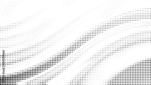 Flowing halftone wave dot background for modern posters, creative branding, web design, abstract digital layouts vector illustration
