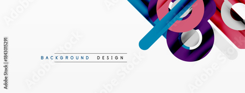 Abstract colorful ribbons, dynamic composition. Modern design elements create visual interest, suitable for backgrounds.