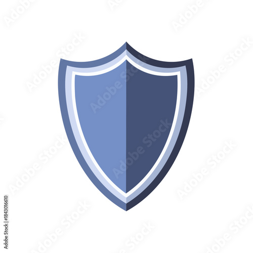 Blue Protective Shield Icon, Security Badge Symbol, Guard Illustration, Security, Defense, Protection, Insignia, Emblem, Safety