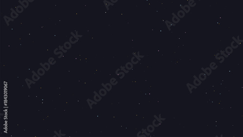 A beautiful starry night sky with many twinkling stars